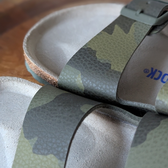 NEW Birkenstock Arizona Soft Footbed Desert Soil Camo Green Size 38 L 7-7.5 M 5 - Picture 7 of 12